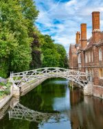 Photograph of Mathematical bridge over the River Cam in central Cambridge, UK